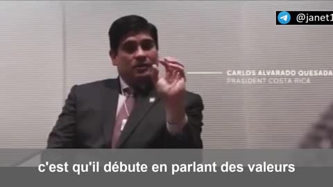 Klaus SCHWAB recrute le président du Costa Rica Carlos Alvarado Quesada (2019)