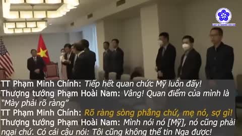 Clip TT Pham Minh Chinh "ha he" voi cap duoi sau khi tiep kien Bien 2022