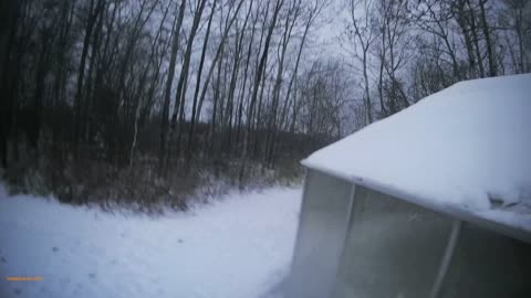 snow on A roof