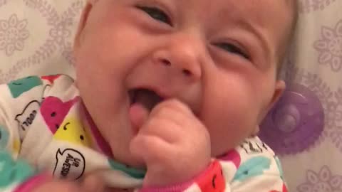 baby giggles