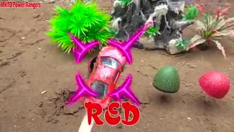 Nerf Guns with dinosaur eggs and Car toy