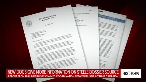 CBSN New documents give more information on Steele Dossier source Nov 4 2021