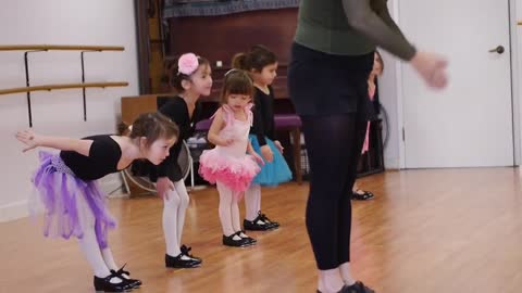 Precious Tap Dancing Girl Won't Give Up No Matter What