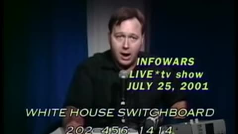 911 CONSPIRACY ALEX JONES PREDICTS 911 IN JULY 2001