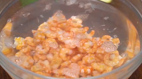 salad with sea food