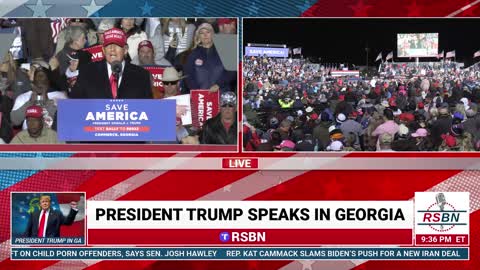 FULL SPEECH: President Trump Speaks at Save America Rally in Commerce, GA 3/26/22