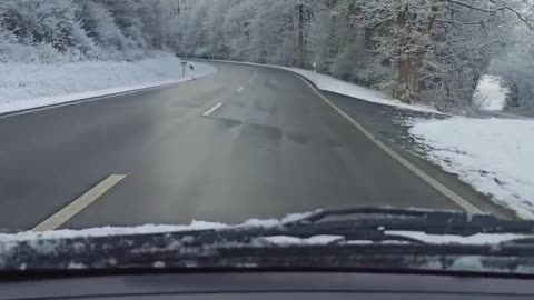 Amazing Nature! Snow! Germany, Bayern. 🎥