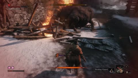 Sekiro Shadows Die Twice Blazing Bull Boss Fight