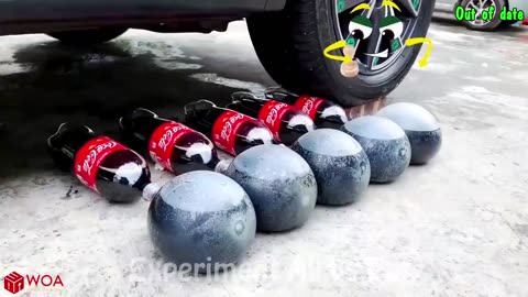 Crushing Crunchy _ Soft Things by Car - Experiment Car vs Nails, Coca Cola -Woa Doodles Funny Videos