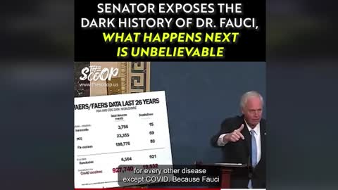 Senator Exposes Fauci