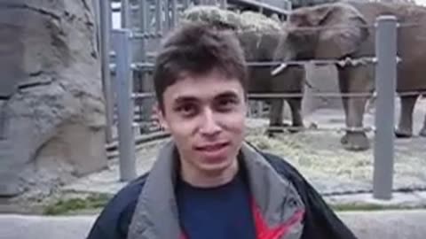 The very first YouTube video - Me at the Zoo ("I'm at the Zoo") - Jawed Karim - April 23, 2005