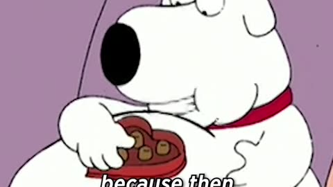 who's gettin' fat with me today? 🍫 #familyguy #worldchocolateday #briangriffin #chocolate