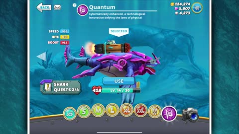 New QUANTUM Shark Unlocked!!! - Hungry Shark World | HD