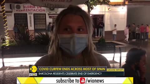 Spain: Barcelona residents celebrate end of emergency | COVID-19 | Latest World English News | WION