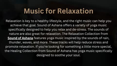 Music for Relaxation