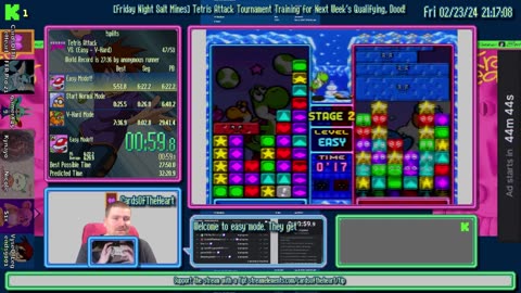 [Friday Night Salt Mines] Tetris Attack Tournament Training for Next Week's Qualifying, Dood!