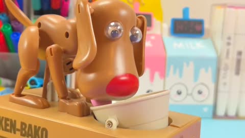 My Dog Piggy Bank Robotic Munching Coin Money Box UNBOXING! #shorts #youtubeshorts