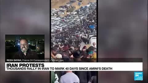 Clashes erupt between Iranian security forces and protesters marking Mahsa Amini’s death