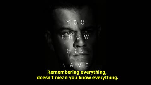 Quote Movie From JASON BOURNE