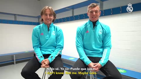 Which Real Madrid player could be an actor? | Kroos & Modrić | TEAMMATES