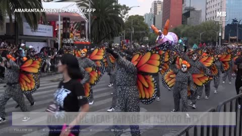 Day of the Dead parade in Mexico City