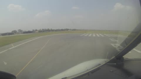 Cockpit View Landing