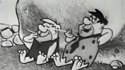 THE FLINTSTONES cartoon with Winston Cigarettes Ad!