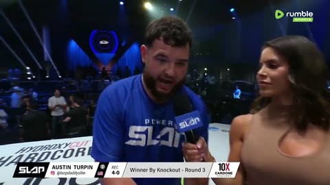 Austin Turpin Post-Match Interview | Power Slap 4