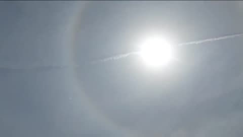 Halo Chemtrails Bryan Texas May 2, 2023