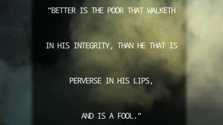 Proverbs 19: 1