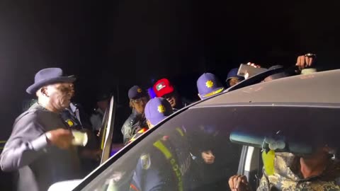 SAPS Minister Bheki Cele stops Gqeberha drunk driver 13032023