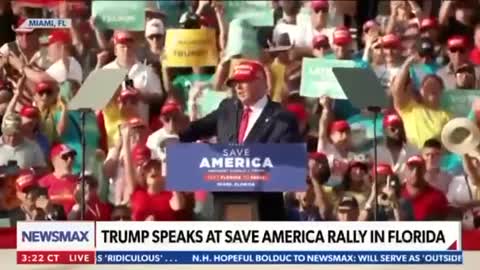 Crowd Goes Wild With Trump's Latest Ron DeSantis Comments At His Save America Rally