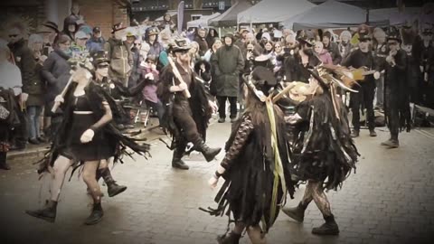 Beltane Border Morris -Grey Wethers at Upton Folk Festival 2023