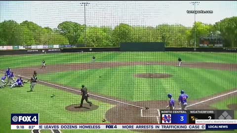 Weatherford college pitcher tackles opponent during baseball game, video shows