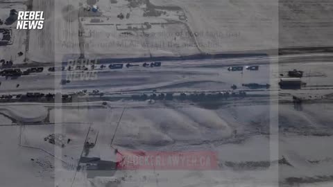 Rebelcopter heads to the Coutts, Alberta border blockade