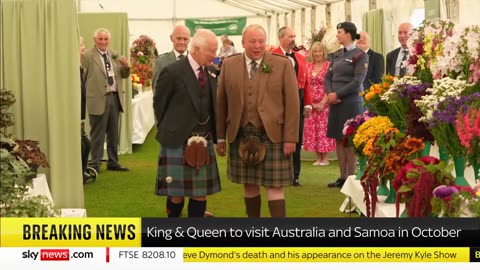 BREAKING: King and Queen announce dates for royal tour of Australia and Samoa