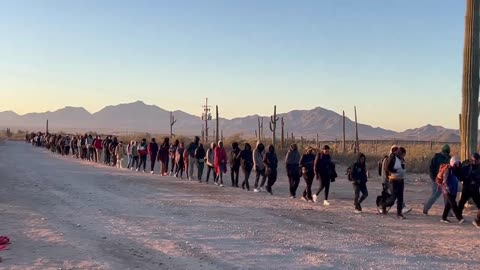 Bill Melugin | America Under Attack: Another mass illegal crossing in Lukeville, AZ