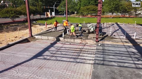 Concrete Pour Time Lapse