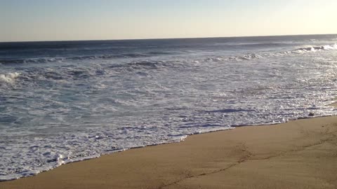 Winter waves on the east coast of Korea