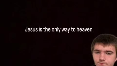 Jesus is the only way. ￼ (Salvation)