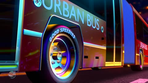 Wheels on The bus + street vehicles Nursey Rhymes for Kids by KidsZone095