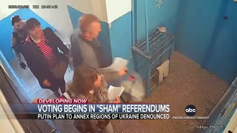 Referendums begin in Russian controlled Ukraine lands l WNT