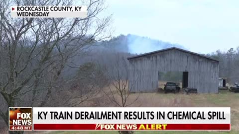 KY train derailment results in chemical spill!!