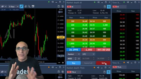 HOW TO SHORT EXTENDED STOCKS, $12,000 PROFIT DAY TRADING!! $AI