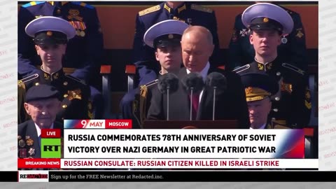 Urkaine vows to "keep killing Russians", Putin responds in Victory Day speech | Redacted News