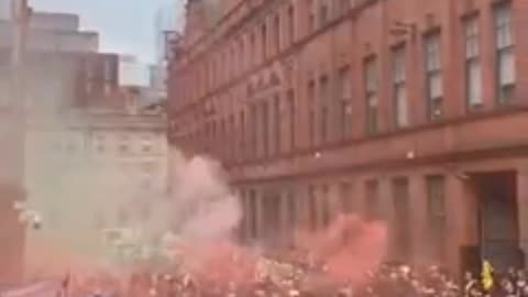 Man utd fans stage a Protest against Glazers Family outside Old Trafford