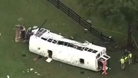 NUMEROUS PEOPLE WERE KILLED ON A MIGRANT BUS CRASH INCIDENT WITH OVER THREE DOZEN INJURED