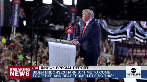 Trump Responds To Biden Dropping Out Of 2024 Presidential Election