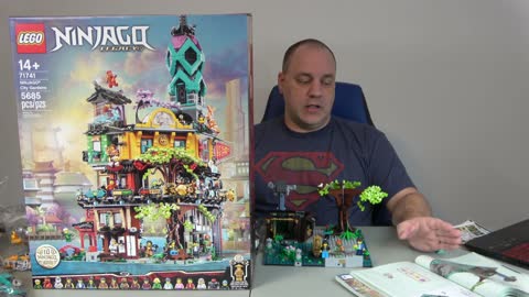 Unboxing Lego 71741 Ninjago City Gardens Set Part 2 of 4