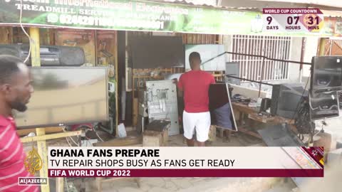 Ghana's fans prepare for Qatar World Cup